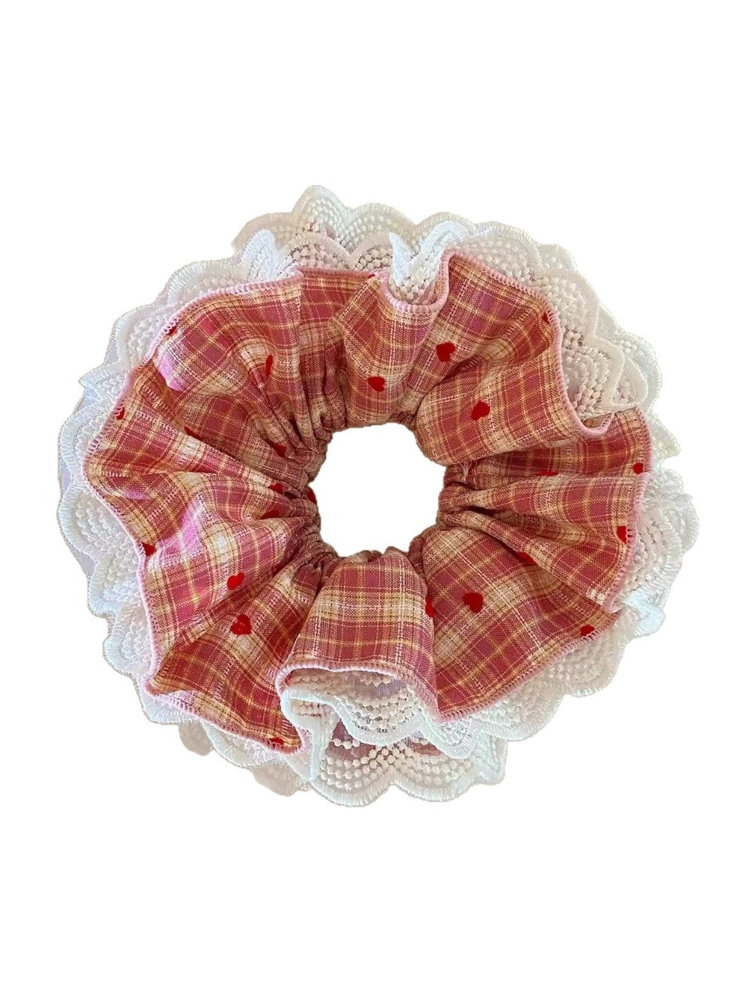 Gifty - Cute Sweet Plaid Hair Loop