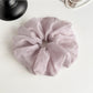 Gifty - Fluffy Sheer Fabric Mesh Look Scrunchie