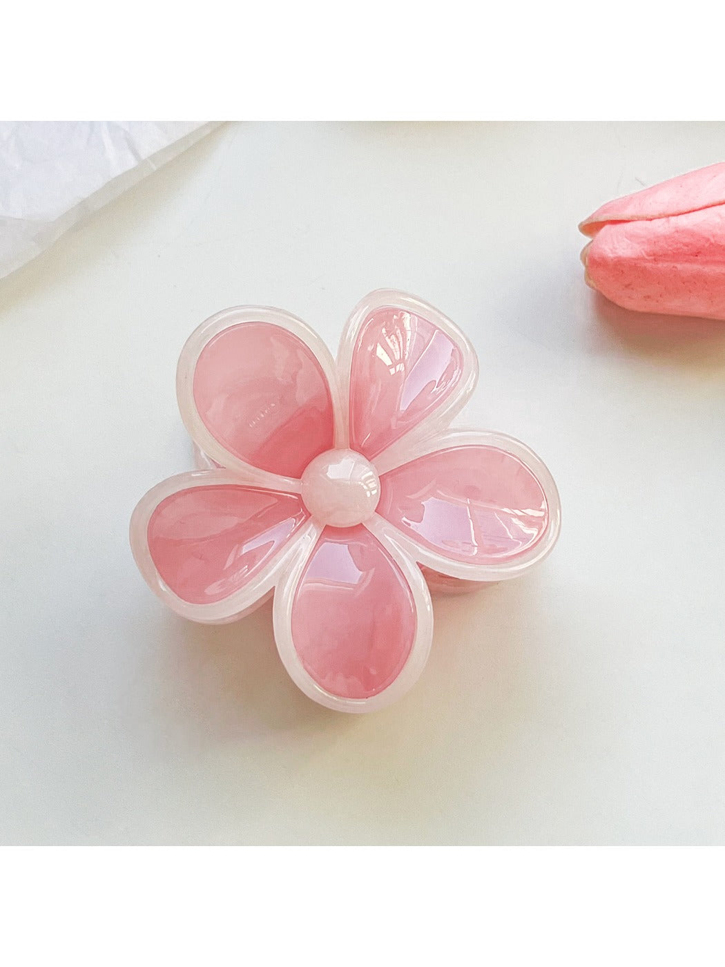 Beau - Egg Shaped Jelly Colored Hair Clip