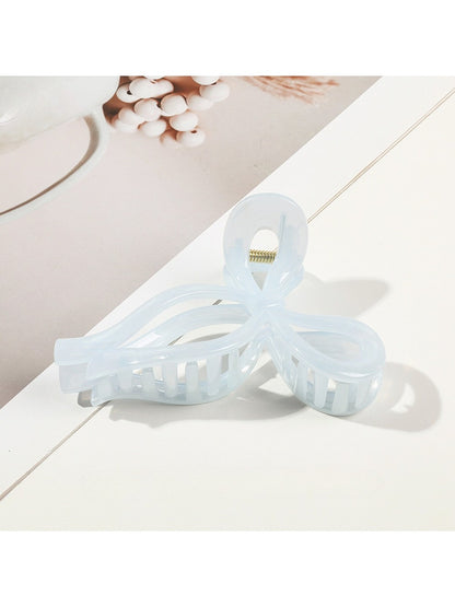 Beau - Openwork Bow Shaped Hair Claw Clip