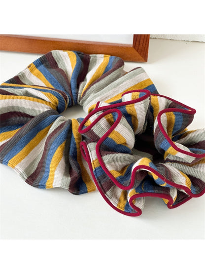 Gifty - Brown Striped Hair Ties