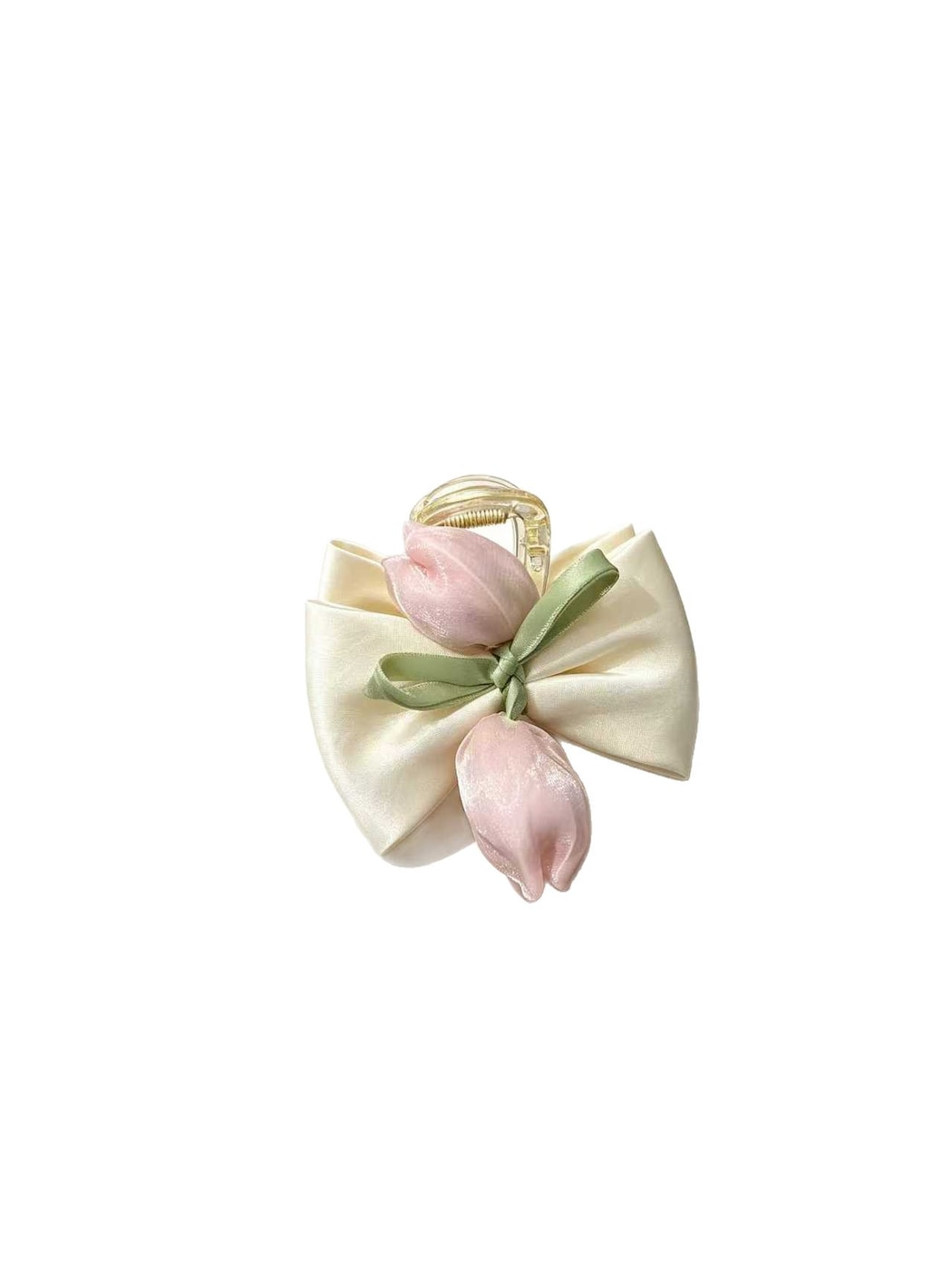 Beau - Tulip Bow Polyester Claw Hair Clip