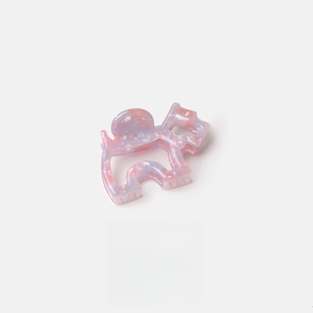 Beau - Acetate Cartoon Dog Hollow Claw Clip