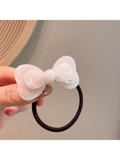Gifty - Sweet Bow Design Acetate Finish Hair Tie