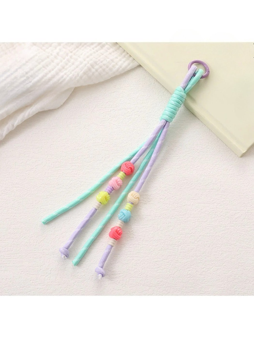 Keypus - Candy-Colored Beaded Chain Keychain