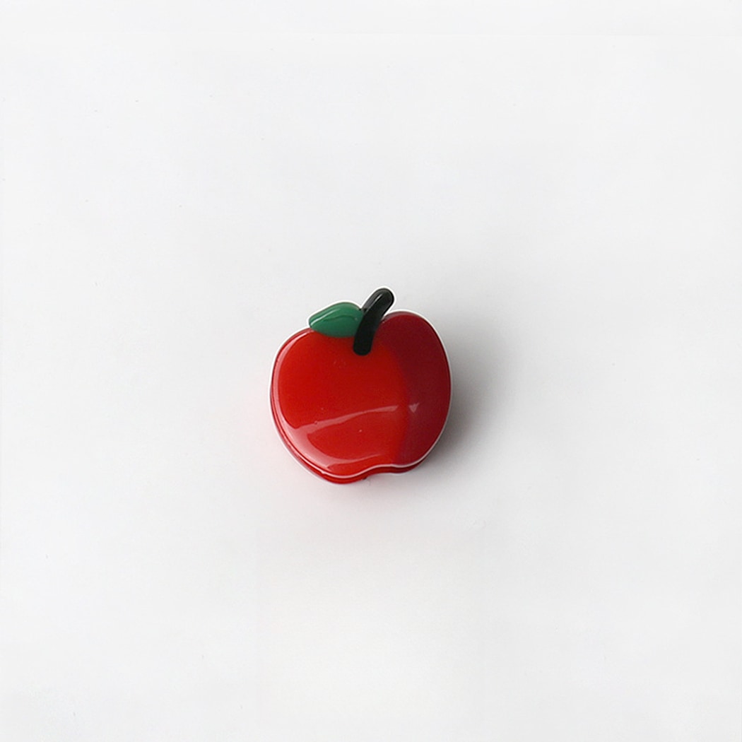 Beau - Cute Apple Shape Acetate Board Claw Clip