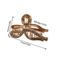 Beau - Geometric Acetate Hollow Wave Claw Hair Clip