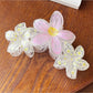 Beau - Candy Color Flower Hair Claw Clip