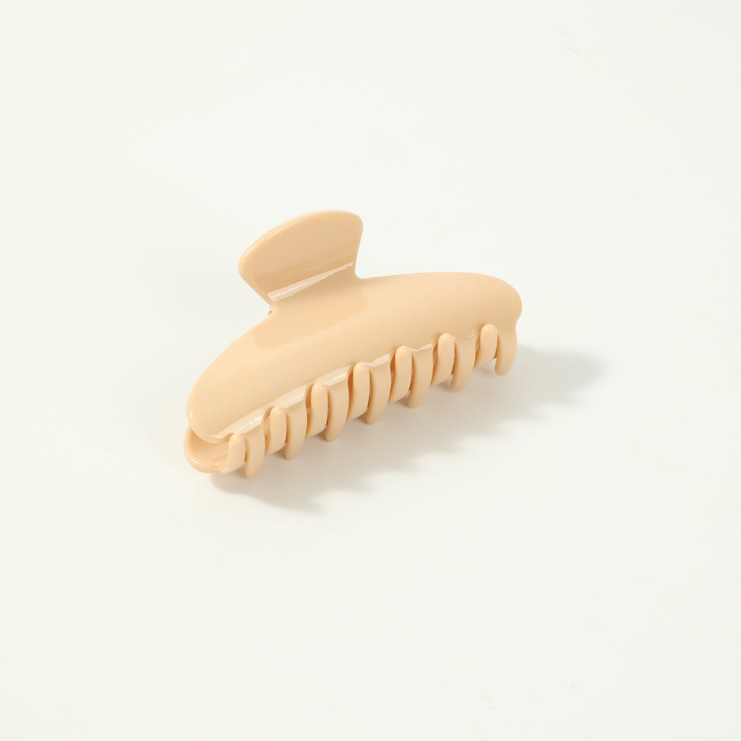 Beau - Solid Color Square Tip Claw Clip