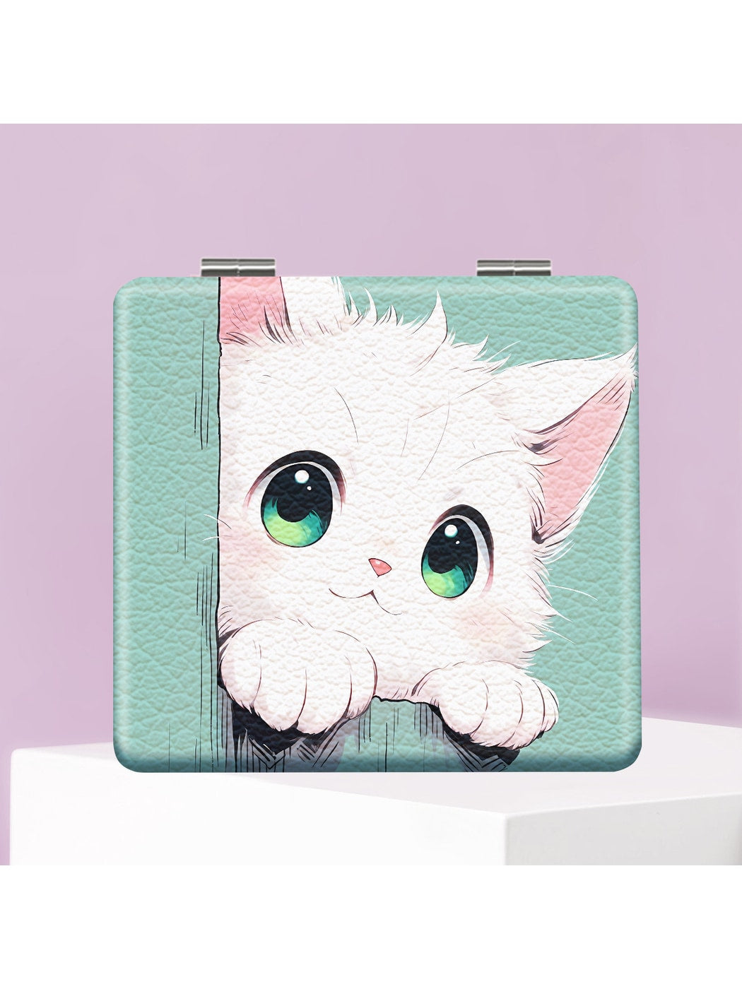 Mirroray - Cute Cat Pattern Folding Compact Mirror