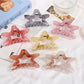 Beau - Iridescent Translucent Star Shape Claw Clip