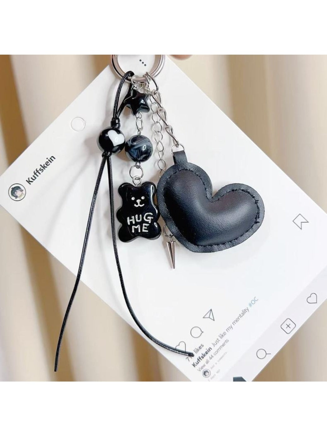 Keypus - Love Bear Charm Keychain