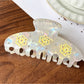 Beau - Decorative Acetate Floral Geometric Claw Clip
