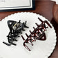 Beau - Retro Acetic Acid Cross Hollow Hair Clip