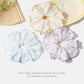 Gifty - Floral Chiffon Double Layer Scrunchie
