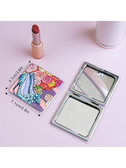 Mirroray - Party Theme Cartoon Print Compact Mirror