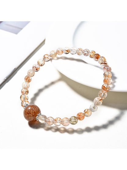 Lovra - Minimalist Color Blocked Crystal Beaded Bracelet