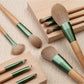 Smoosh - 10 Piece Green Makeup Brush Set