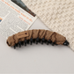 Beau - Rectangular Detail Polyester banana Clip