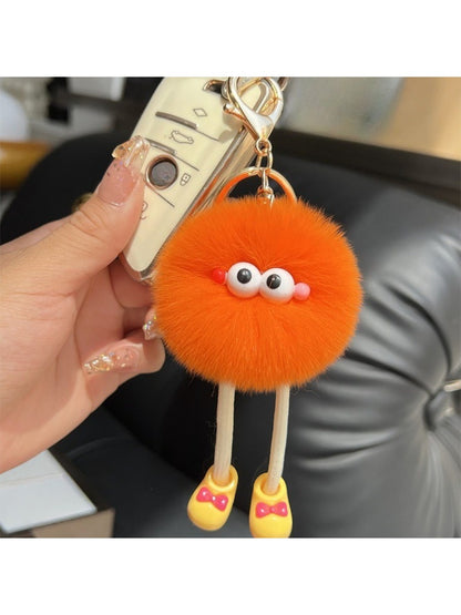 Keypus - Long Legs Little Coal Ball Keychain