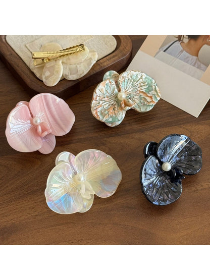 Beau - Elegant Versatile Orchid-Shaped Hair Clip