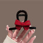 Beau - Simple Red Bow Hair Clip