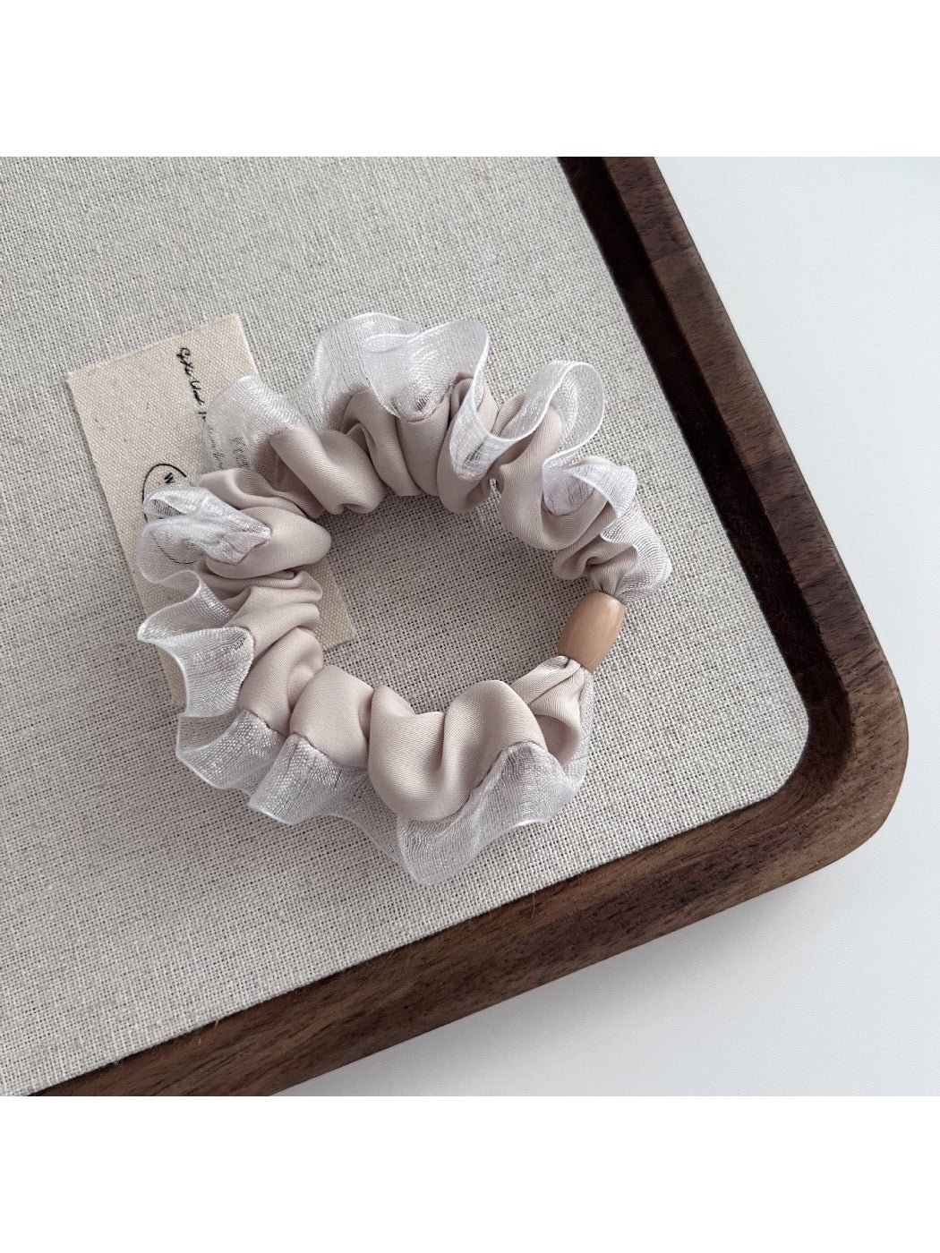 Gifty - Tulle Edged Hair Scrunchie
