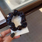 Gifty - Floral Polyester Ruffle Edge Scrunchie