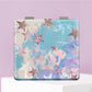 Mirroray - Glitter Star Pattern Square Folding Makeup Mirror