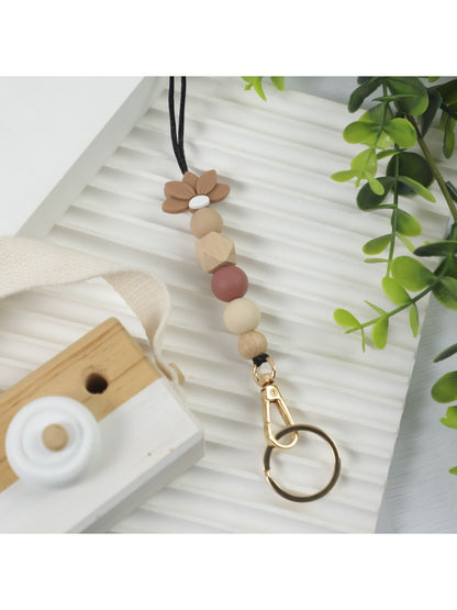Keypus - Beautiful Lotus Pattern Silicone Keychain