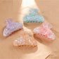 Beau - Iridescent Half Round Hair Claw Clip