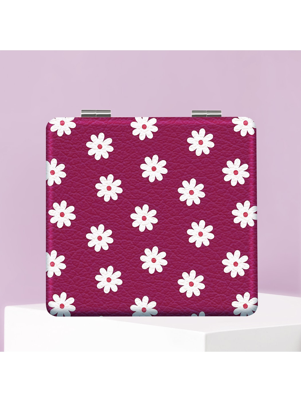 Mirroray - Floral Pattern Foldable Makeup Mirror