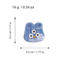 Beau - Playful Face Design Acetate Claw Clip