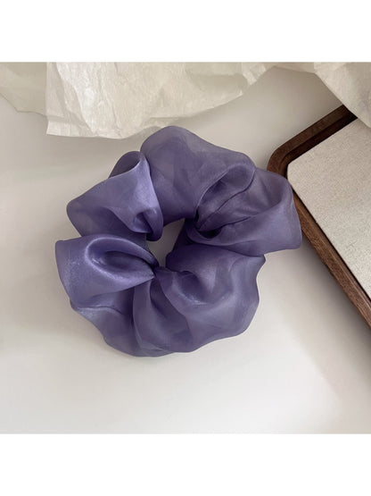 Gifty - Gentle Solid Color Tulle Scrunchie