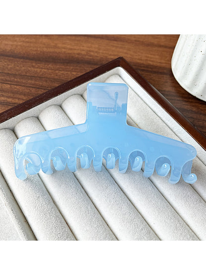 Beau - Minimalist Solid Color Plastic Claw Clip