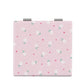 Mirroray - Square Floral Pattern Portable Makeup Mirror