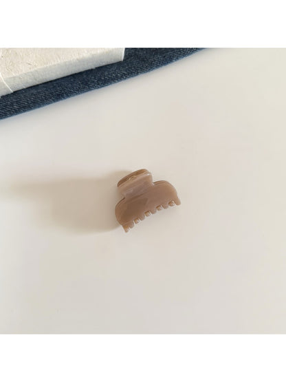 Beau - Glossy PC Alloy Half Up Styling Claw Clip