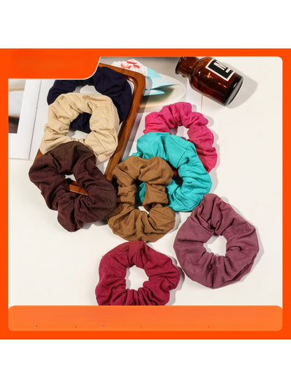 Gifty - Solid Color Pleated Hair Loop