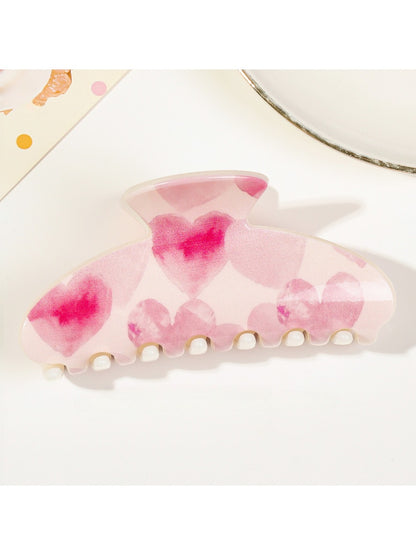 Beau - Valentine'S Adorable Pink Claw Clip