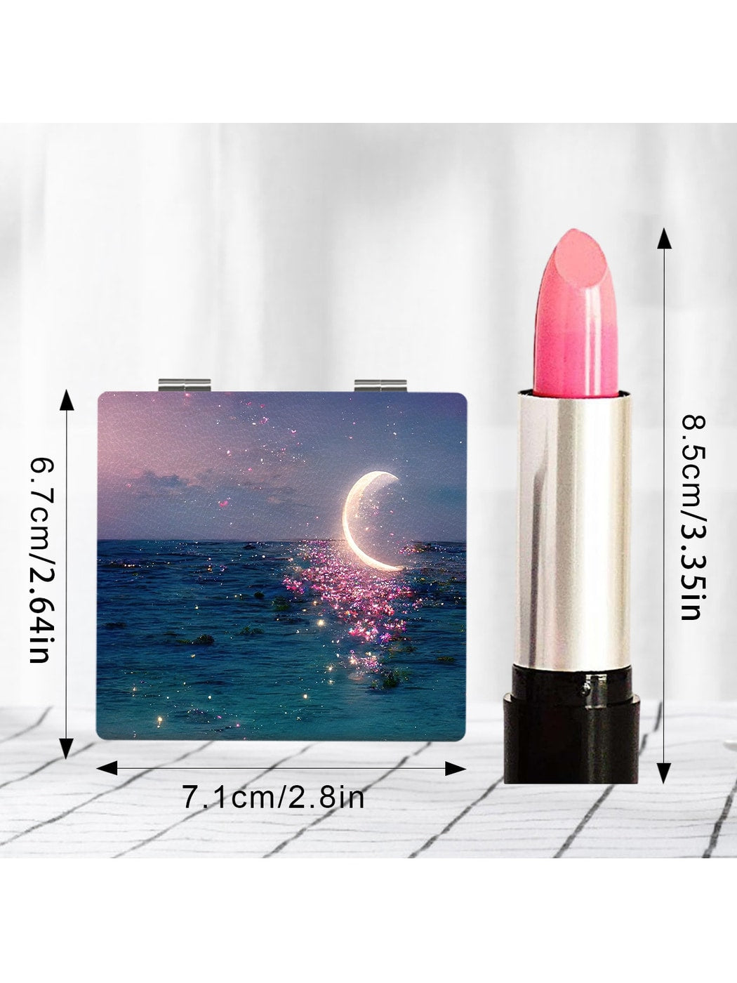 Mirroray - Decorative Starry Sea Portable Pocket Mirror