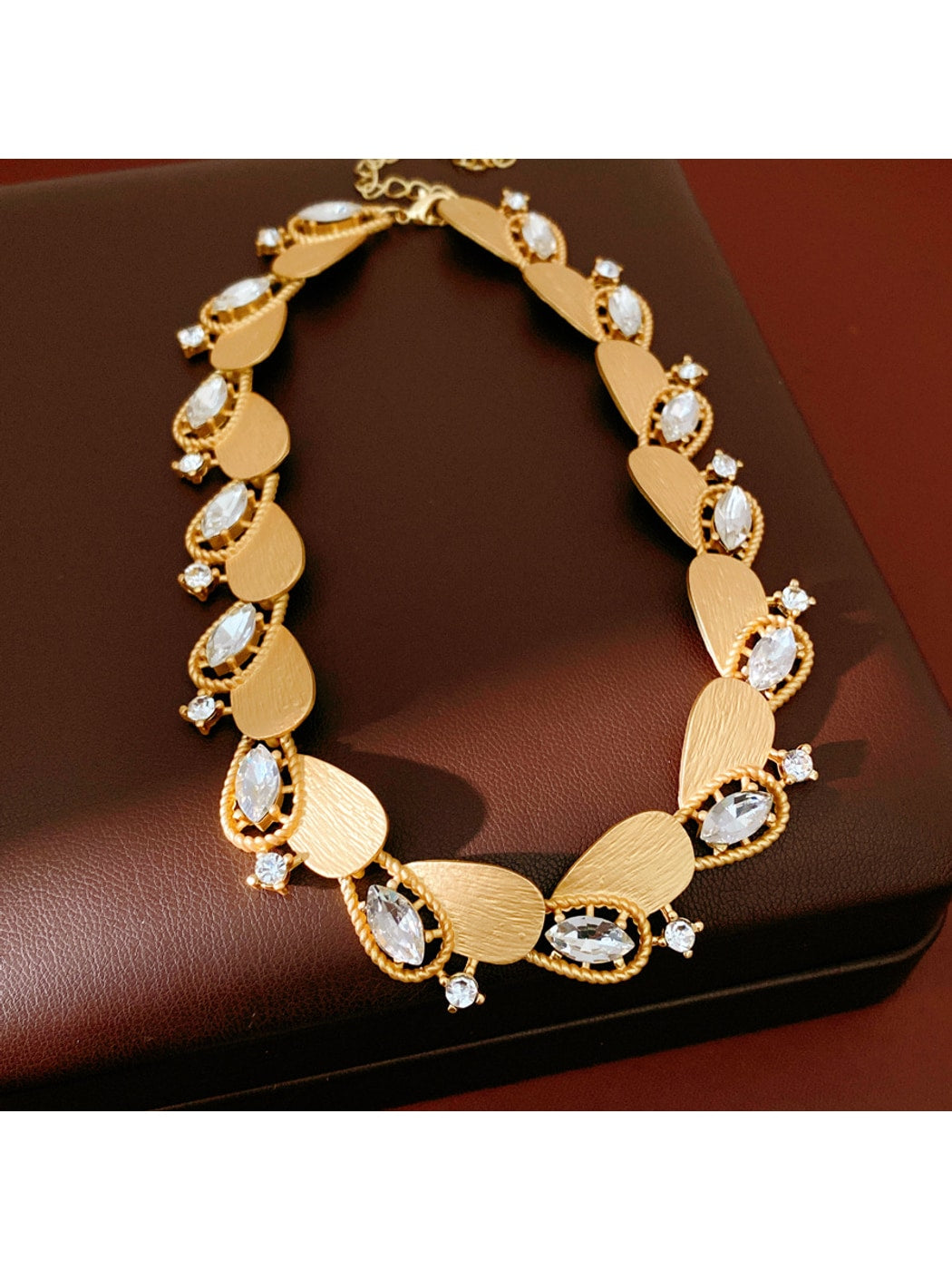 Nozari - Vintage Teardrop Openwork Necklace and Earrings
