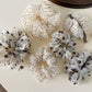 Gifty - Sheer Brown Polka Dot Mesh Scrunchie