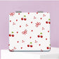 Mirroray - Minimalist Square Cherry Pattern Compact Mirror