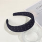 Gifty - Polka Dot Pleated Fabric Wide Edge Headband
