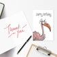 Carduria - Watercolor Animal Birthday Card