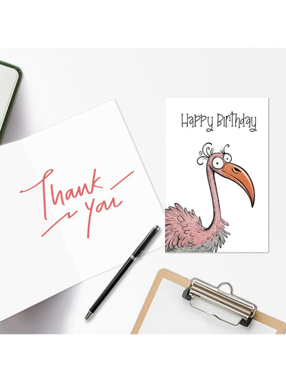 Carduria - Watercolor Animal Birthday Card