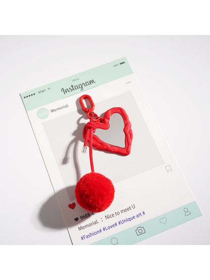 Keypus - Heart Shaped Macaron Keychain