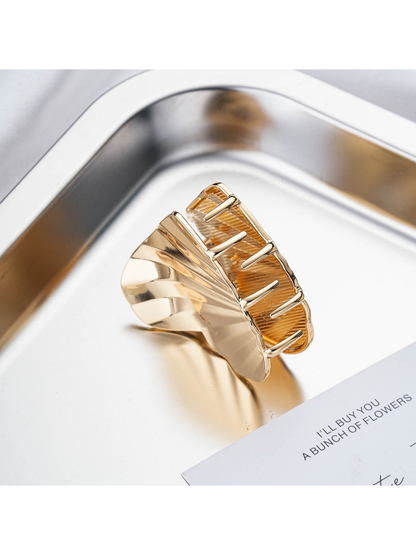 Beau - Heart Design Zinc Alloy Claw Hair Clip