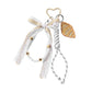 Keypus - Y2K Tassel and Ribbon Heart Keychain Bag Charm