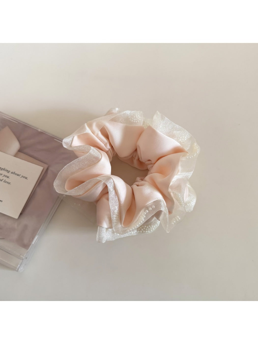 Gifty - Elegant Satin Mesh Scrunchie